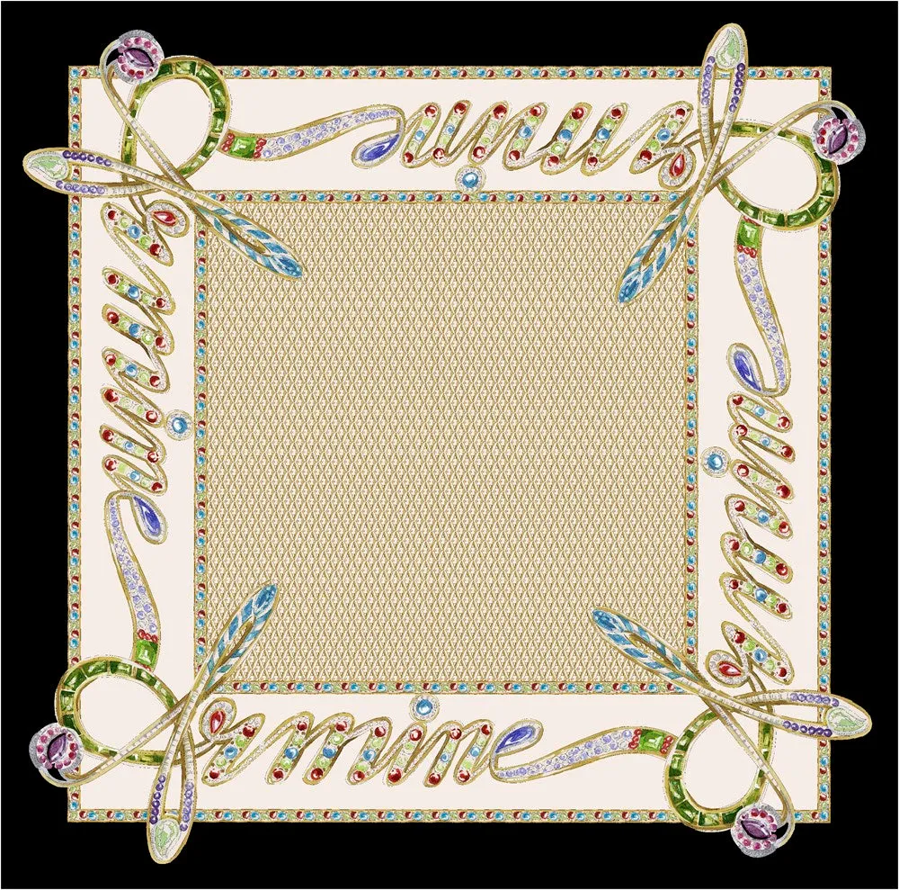 Armine Charmed Women Silk Scarf No 1