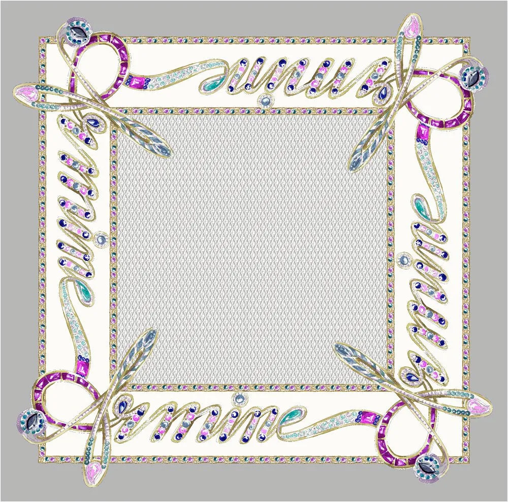 Armine Charmed Women Silk Scarf No 31