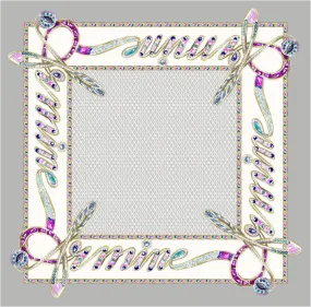 Armine Charmed Women Silk Scarf No 31