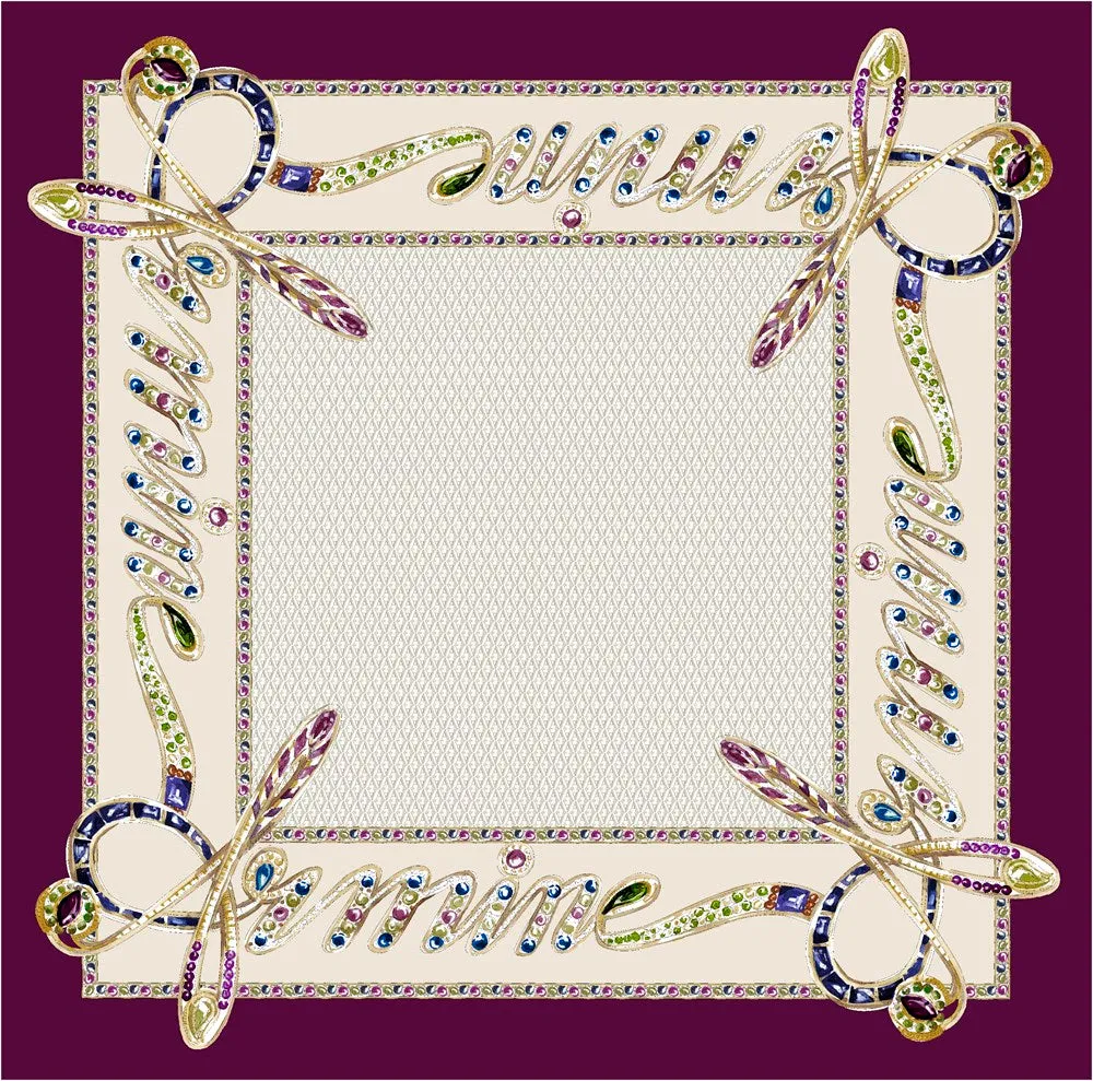 Armine Charmed Women Silk Scarf No 37