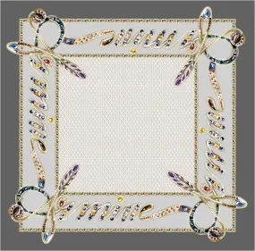Armine Charmed Women Silk Scarf No 39