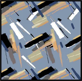 Armine Confetti Chic Silk Scarf No 51