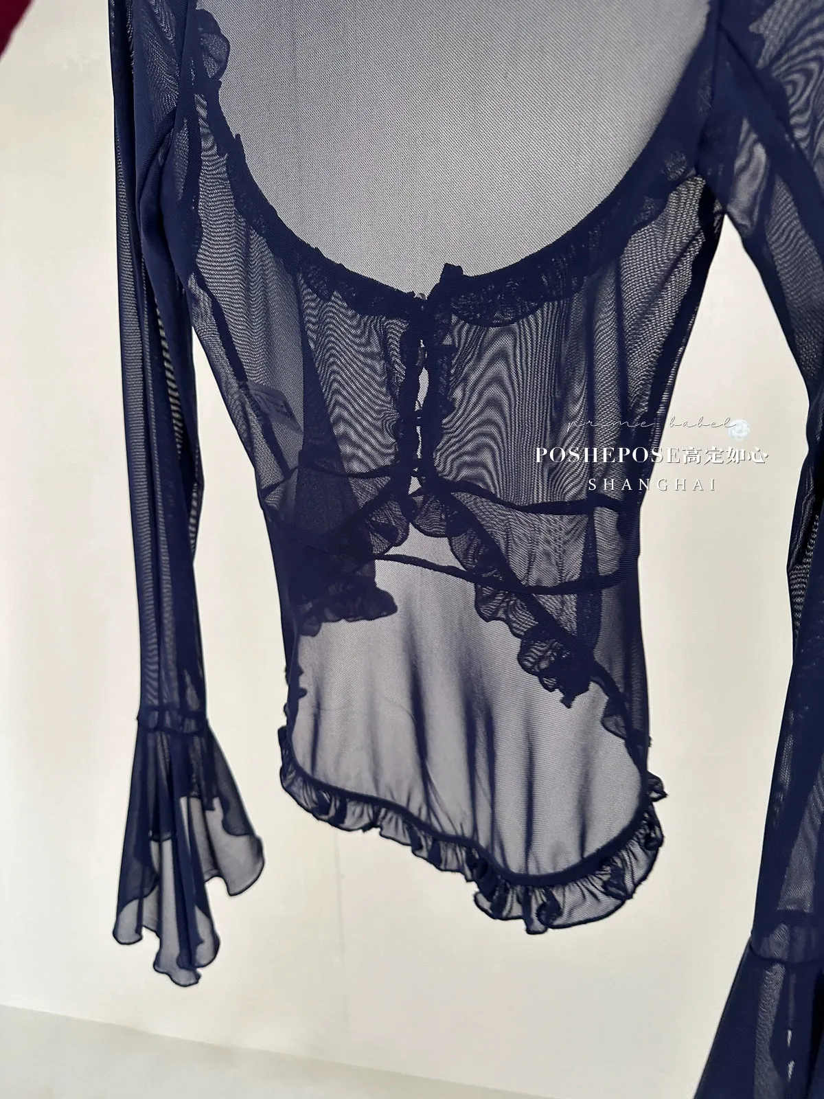 (BFM)POSHEPOSE~Daily Lolita Shirt Ballet Cardigan Shirt