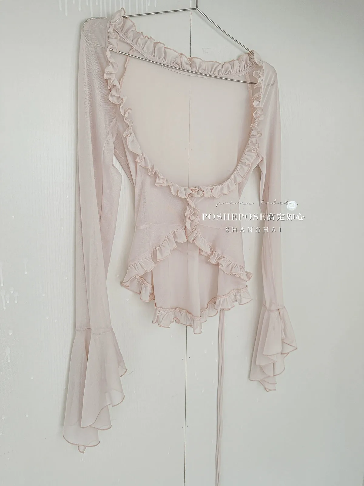 (BFM)POSHEPOSE~Daily Lolita Shirt Ballet Cardigan Shirt