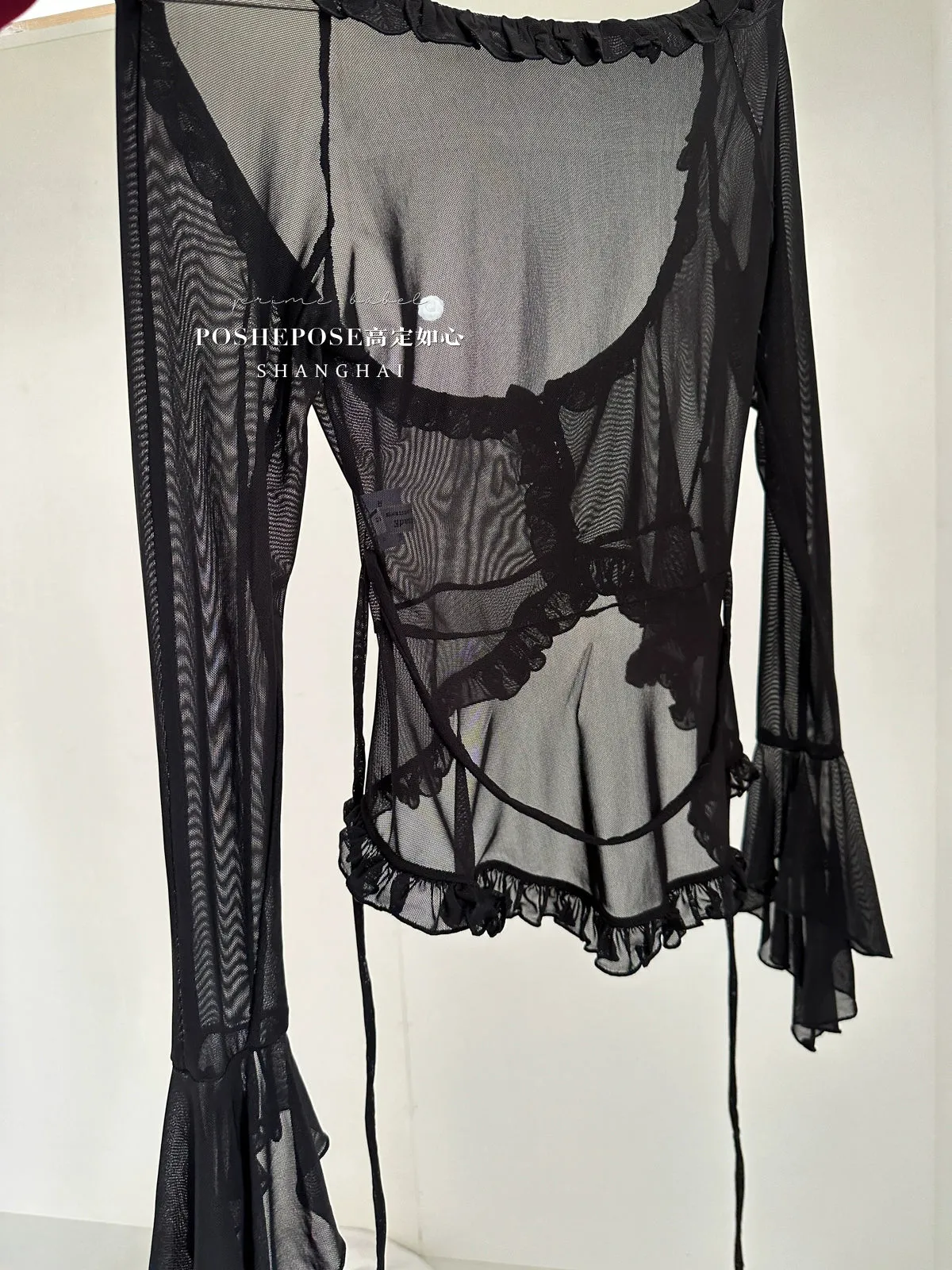 (BFM)POSHEPOSE~Daily Lolita Shirt Ballet Cardigan Shirt