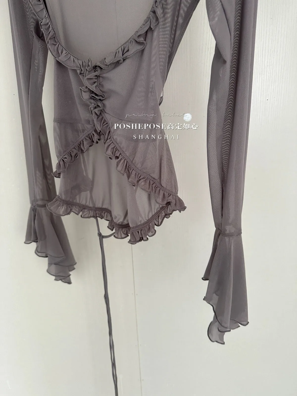 (BFM)POSHEPOSE~Daily Lolita Shirt Ballet Cardigan Shirt
