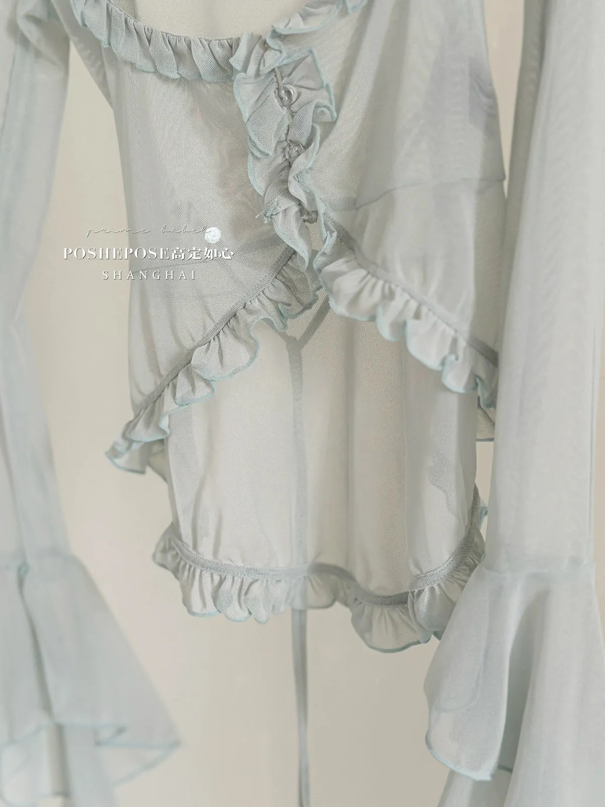 (BFM)POSHEPOSE~Daily Lolita Shirt Ballet Cardigan Shirt