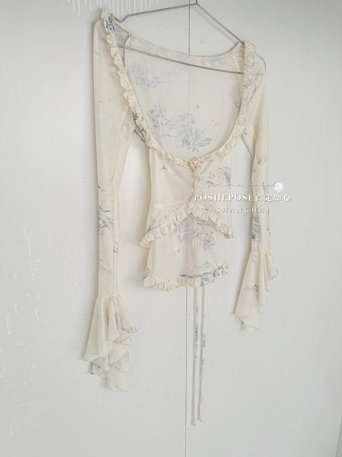 (BFM)POSHEPOSE~Daily Lolita Shirt Ballet Cardigan Shirt