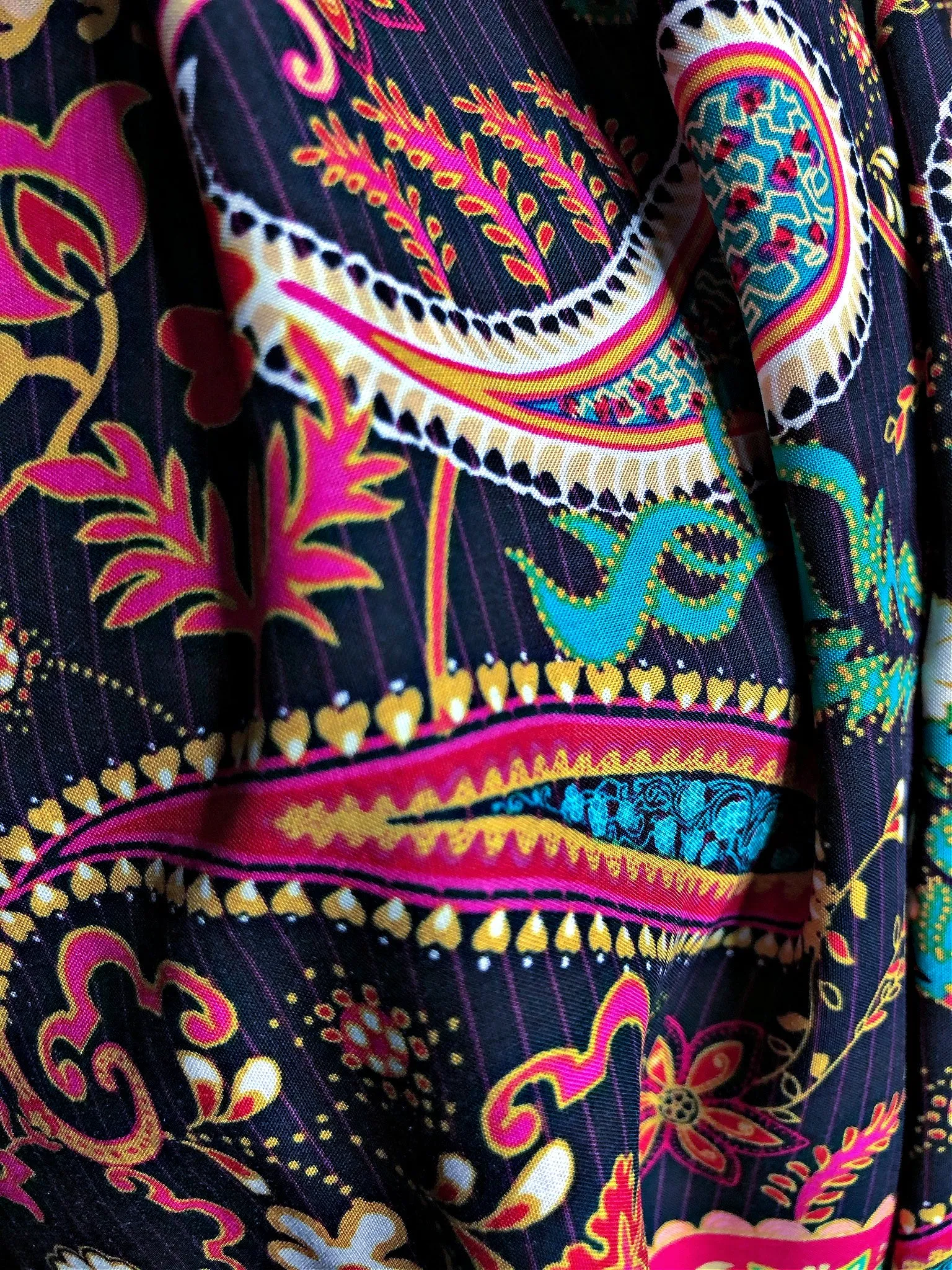 Boho Paisley Infinity Scarf