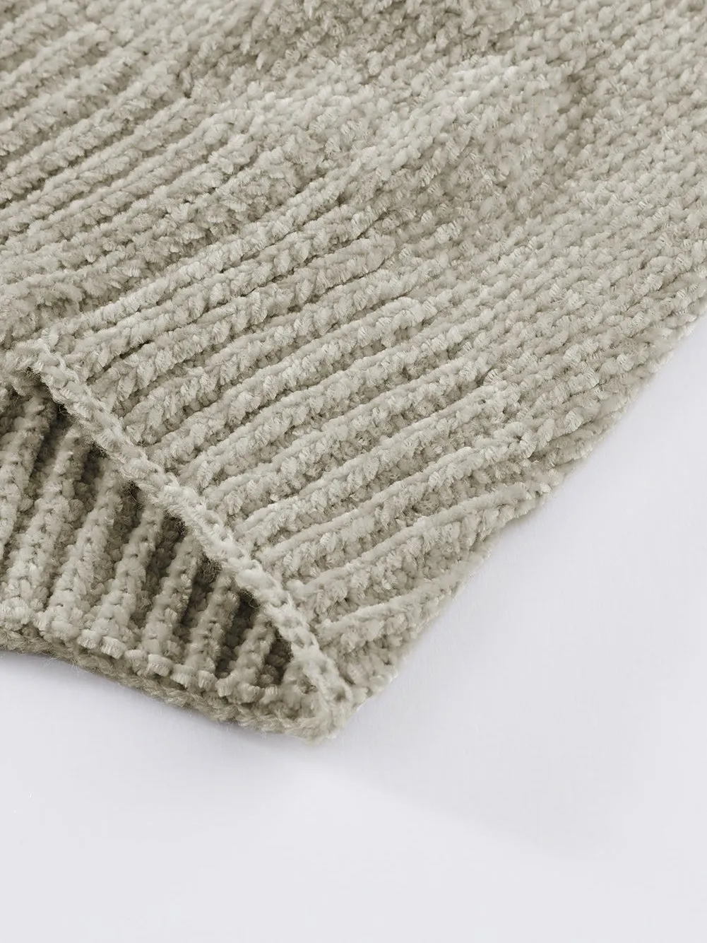 Button-Front Knit Cardigan