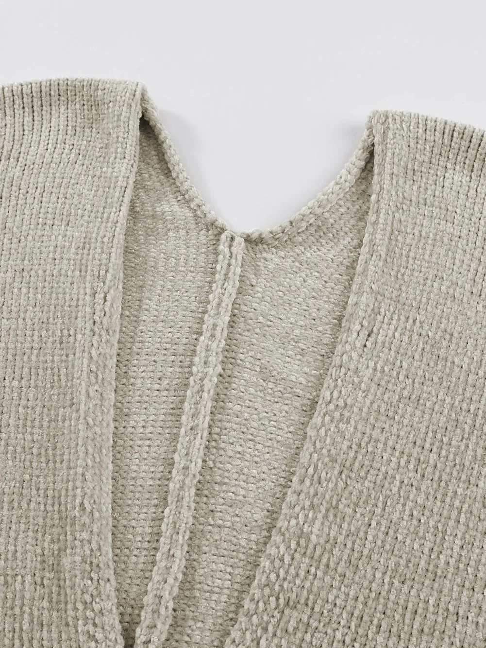 Button-Front Knit Cardigan