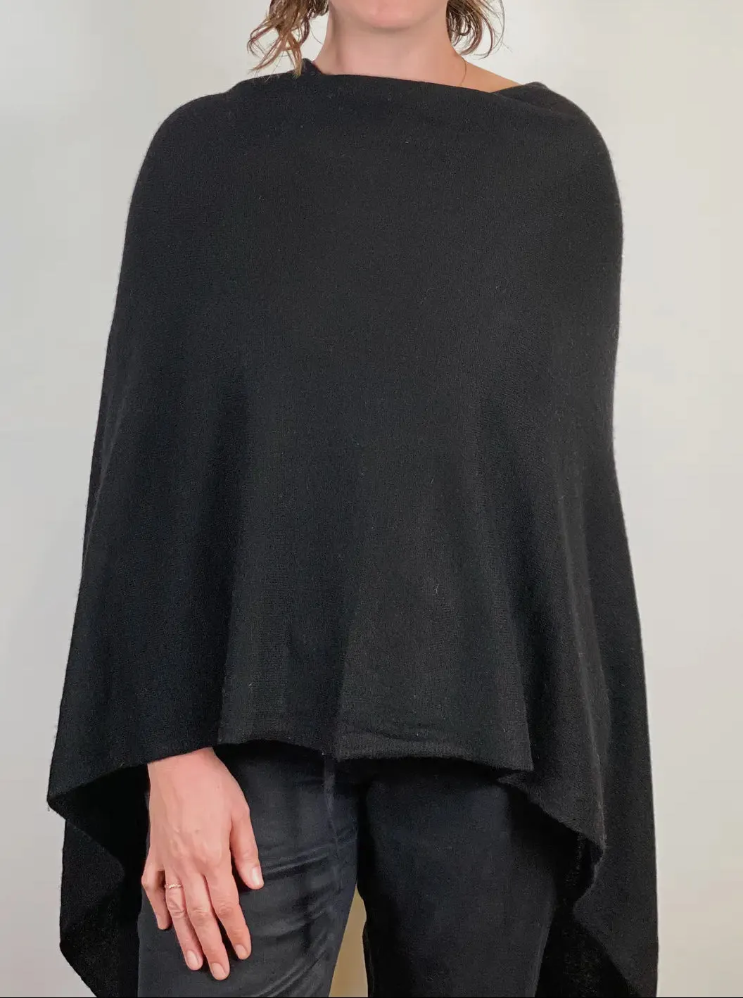 Cashmere Poncho (One Size)