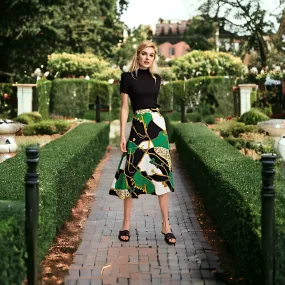 Chain Midi Skirt