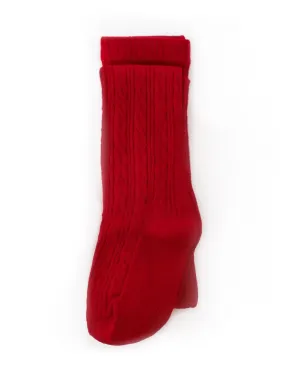 Cherry Cable Knit Tights