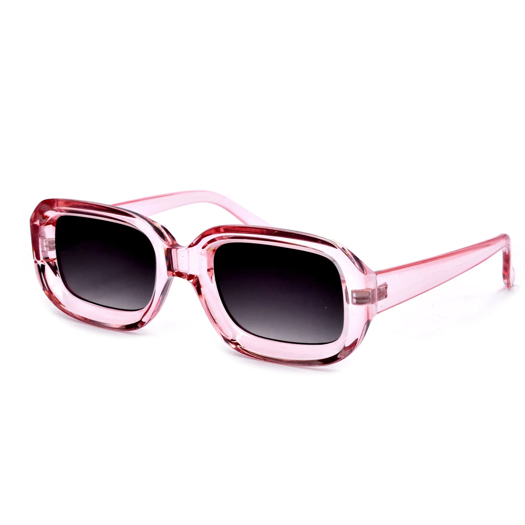 Chunky Squared Deep Flat Lens Chic Sunnies