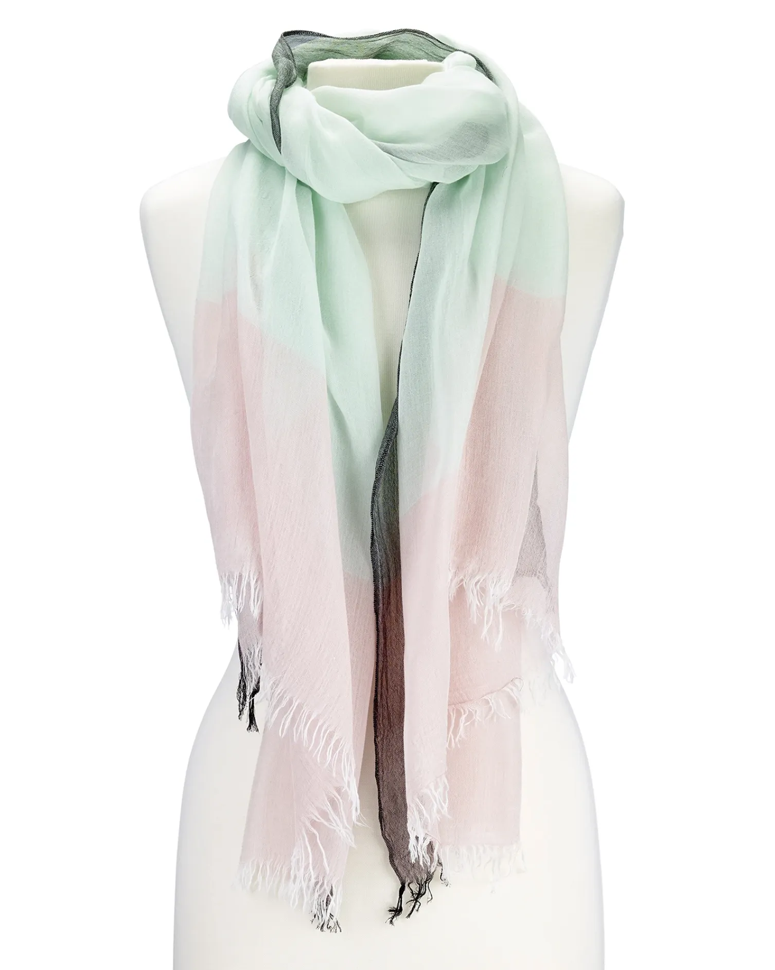 Color Block Scarf in Pastel