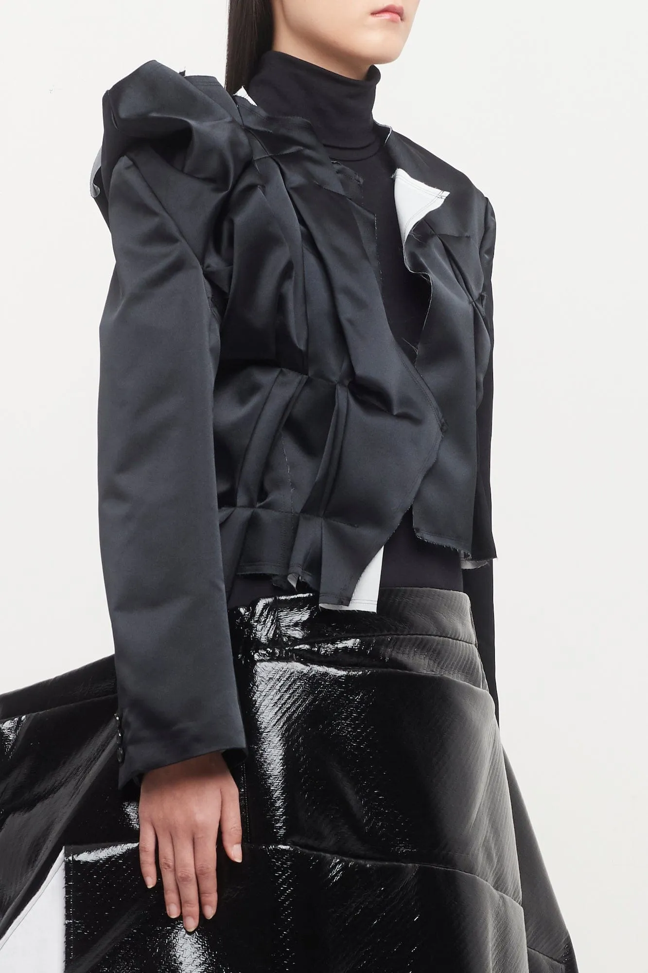 Comme des Garçons Deconstructed Ruched Jacket