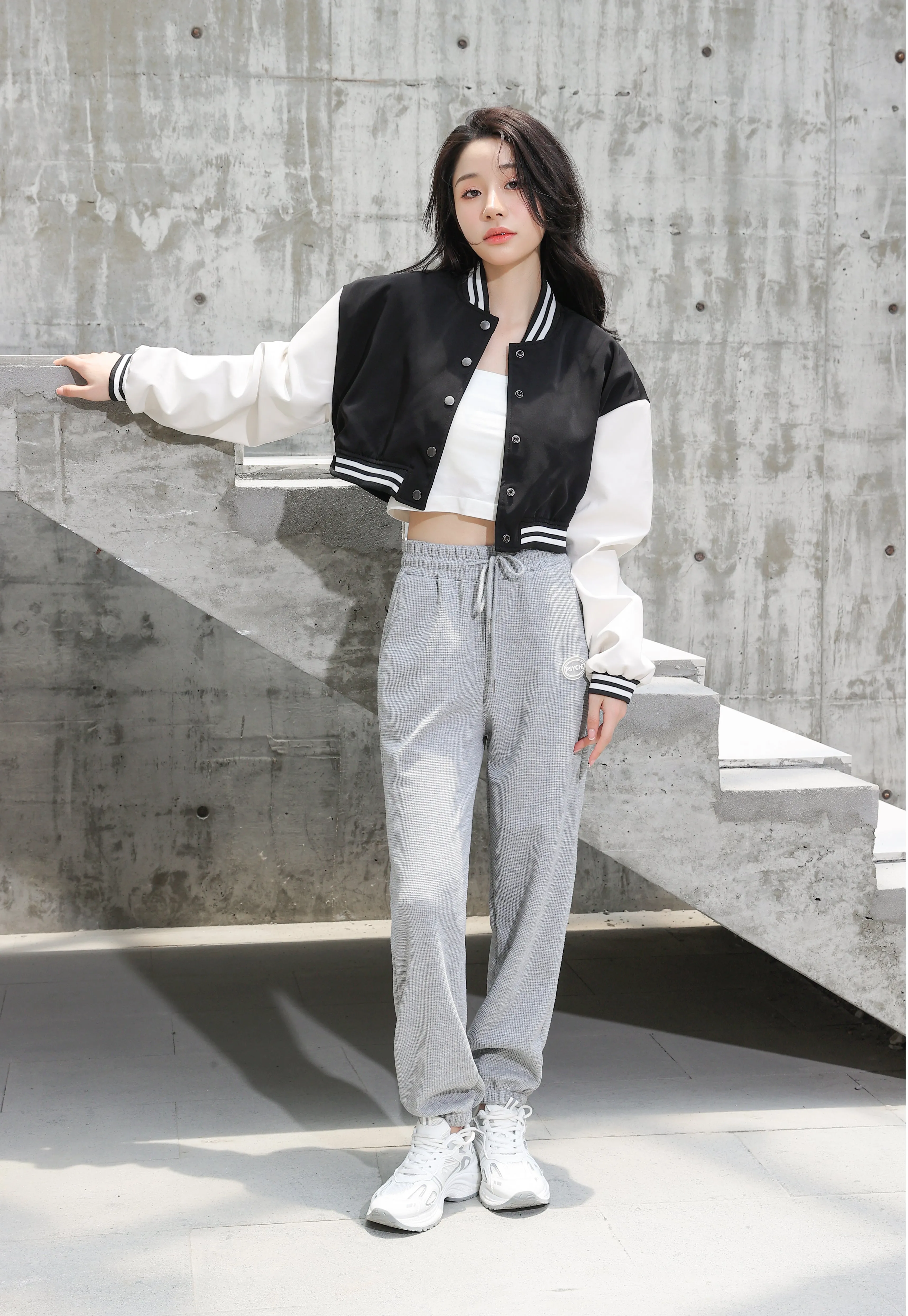 Cropped Baseball Jacket