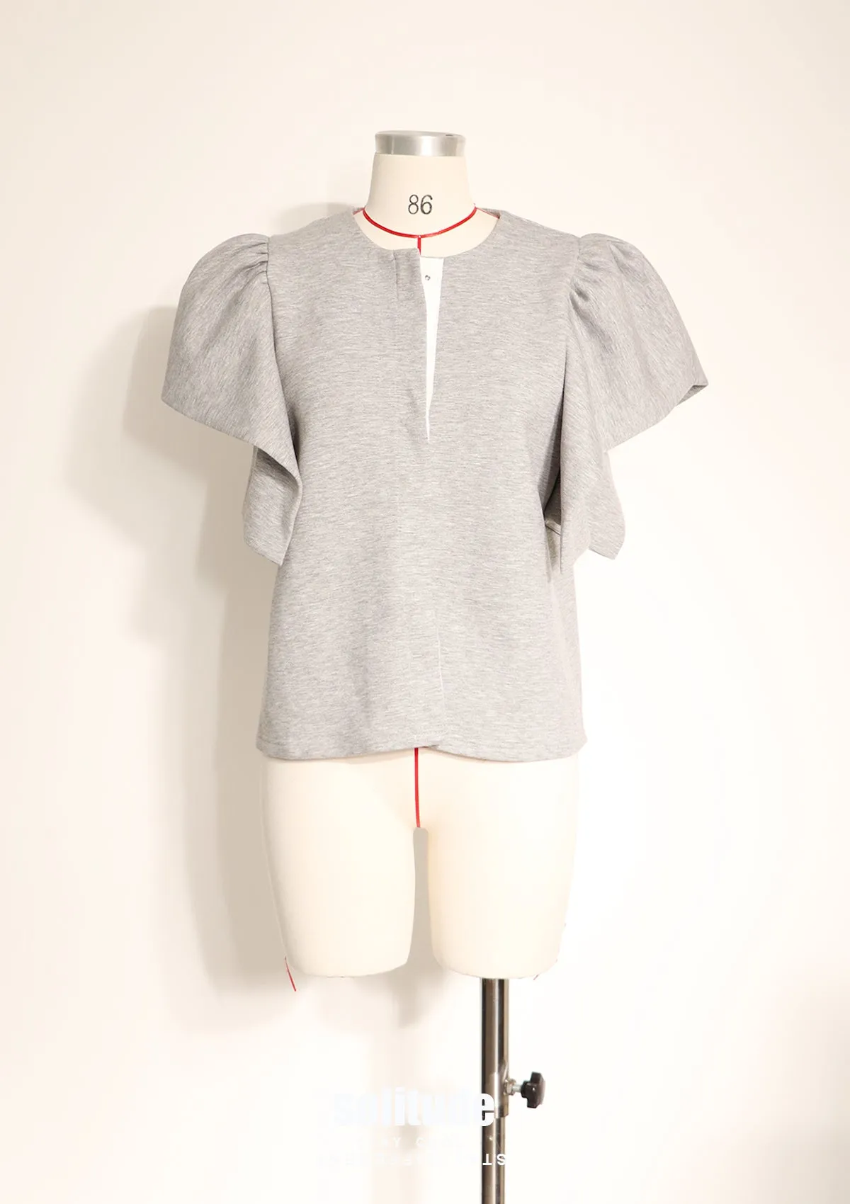 Cropped Knitted Waistcoat