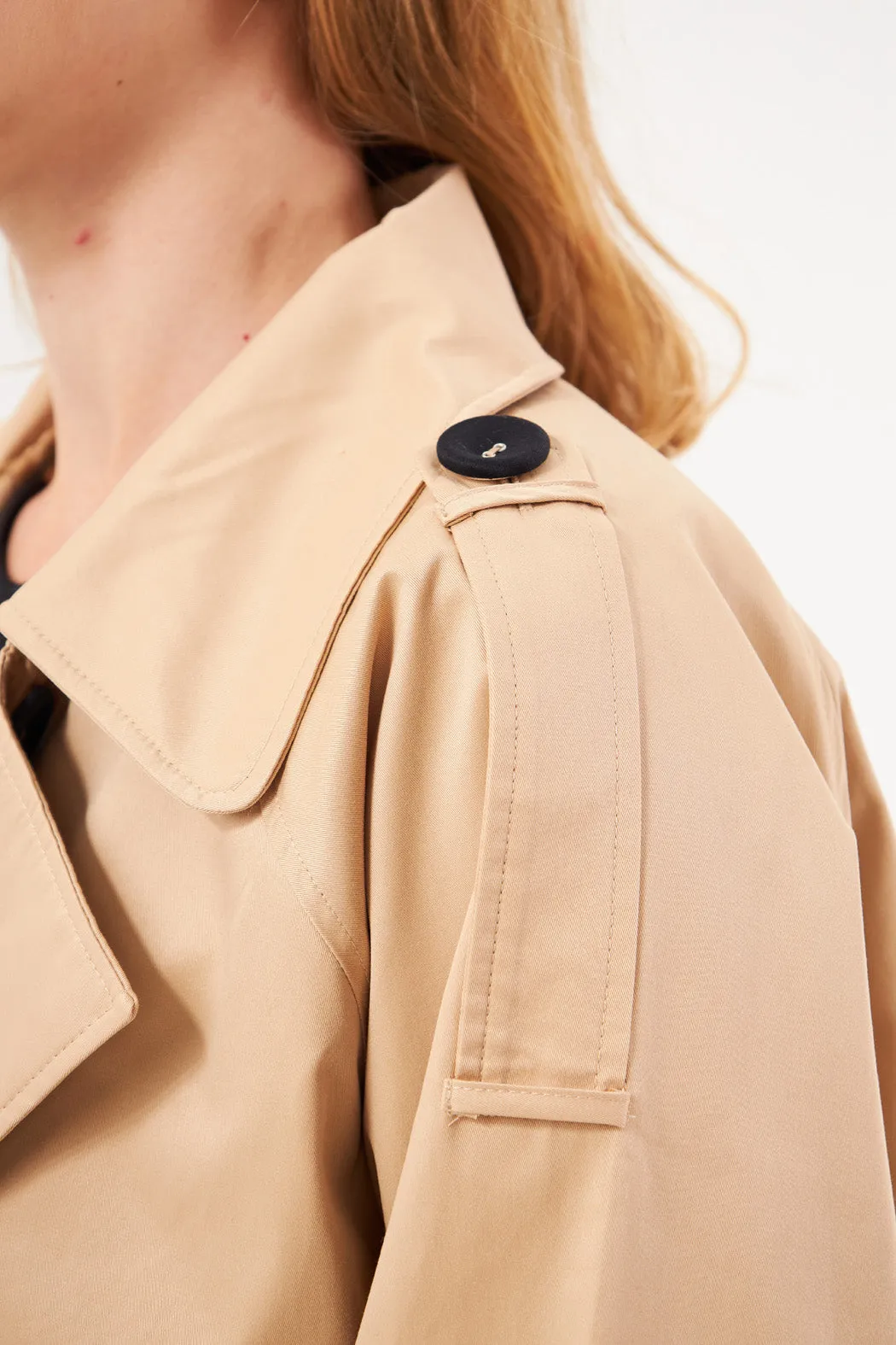 Cropped Trench Jacket