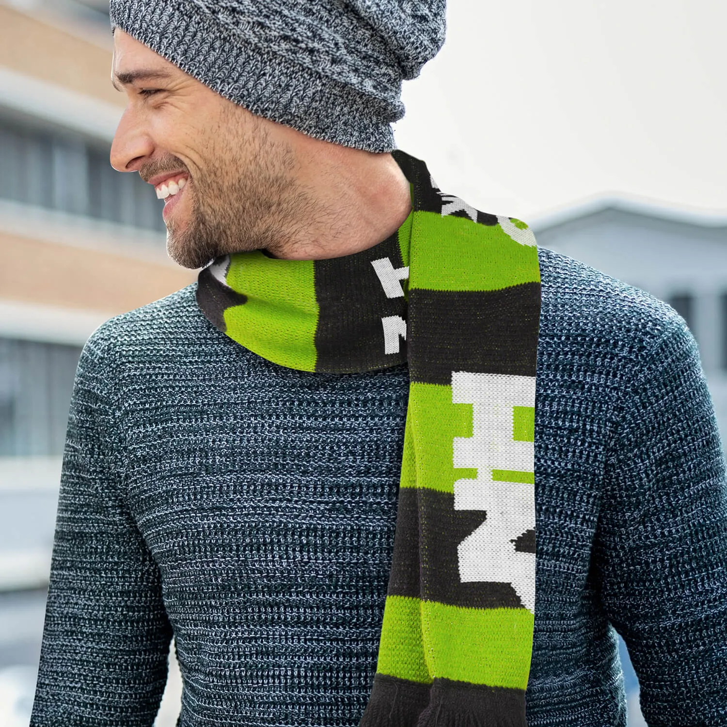 Custom Knitted Scarf