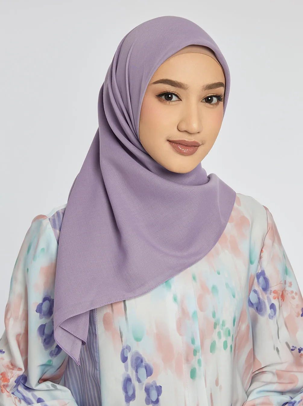 DELICATE PARIS SCARF PLAIN DUSTY PURPLE