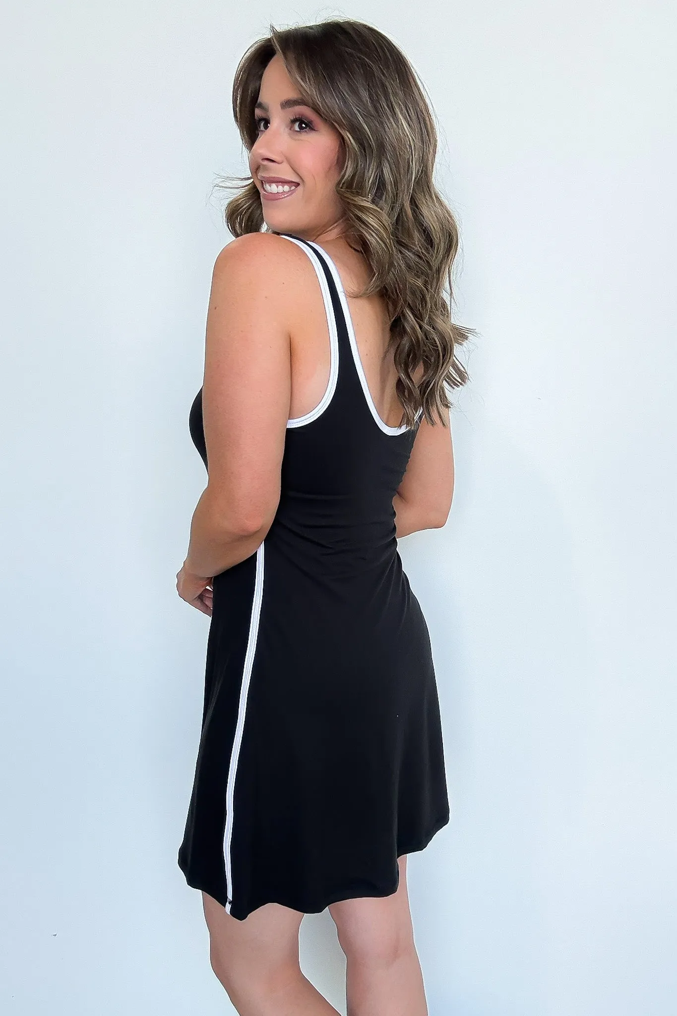 Effortless Moves Piping Accent Active Romper