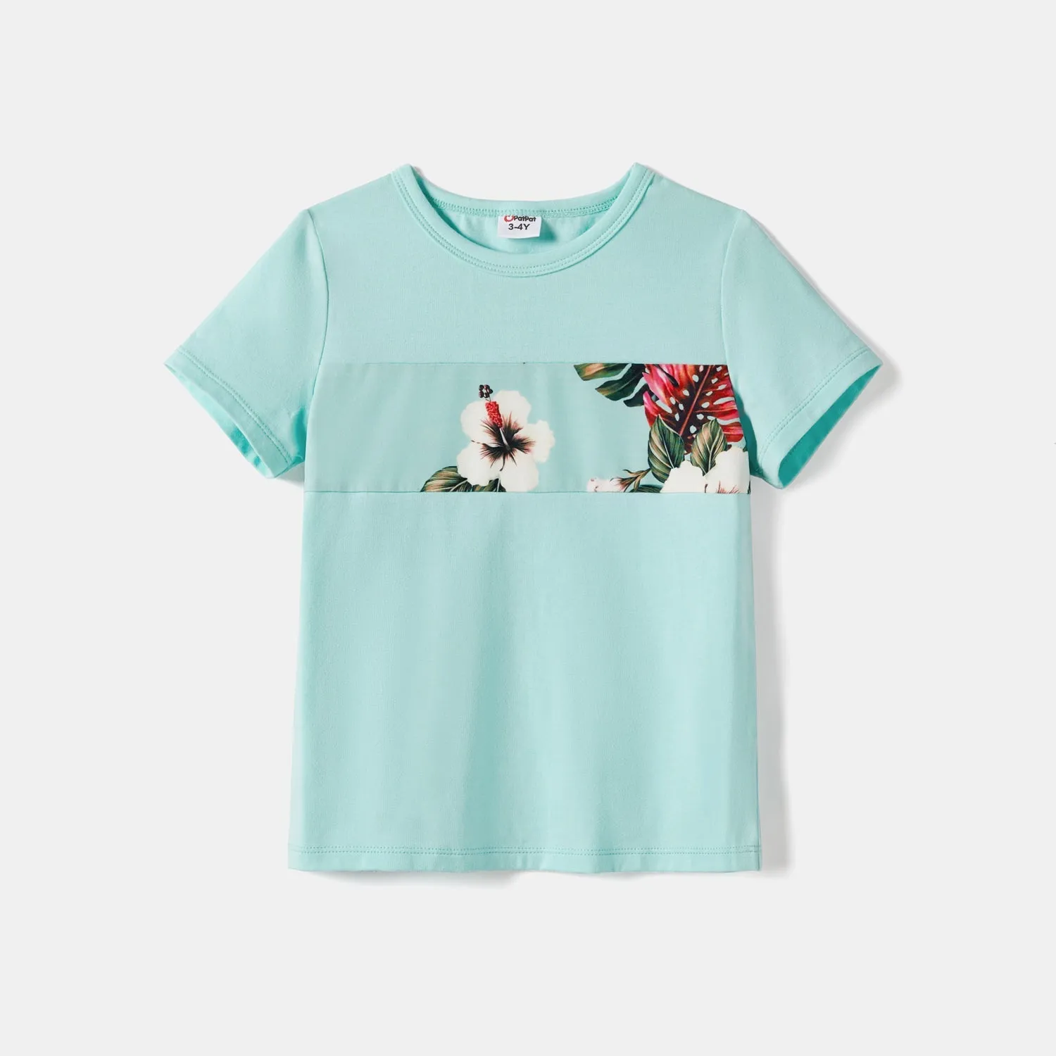 Family Matching Allover Floral Print Cami Dresses and Short-sleeve Shirts/Tops Sets