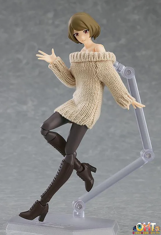 figma 574 Female Body (Chiaki) with Off-the-Shoulder Sweater Dress