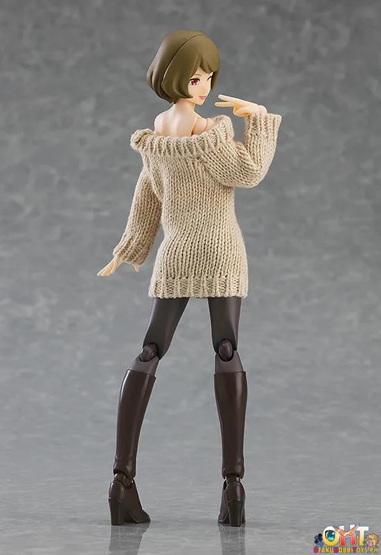 figma 574 Female Body (Chiaki) with Off-the-Shoulder Sweater Dress
