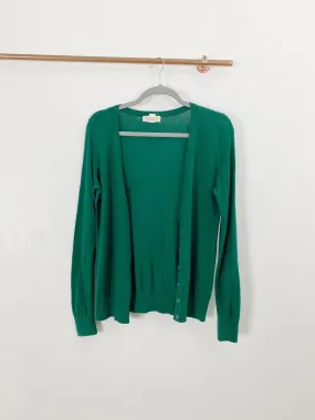 Forever 21 Emerald Cardigan size Small