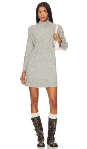 Free People Jaci Sweater Dress in Light Grey