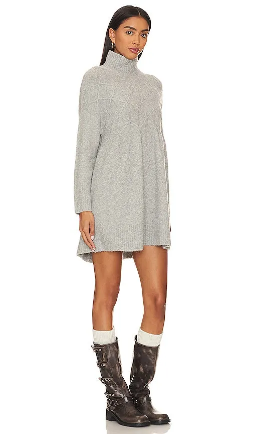 Free People Jaci Sweater Dress in Light Grey