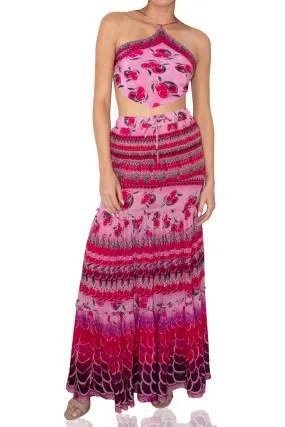 Fuchsia  Crop Top for Women