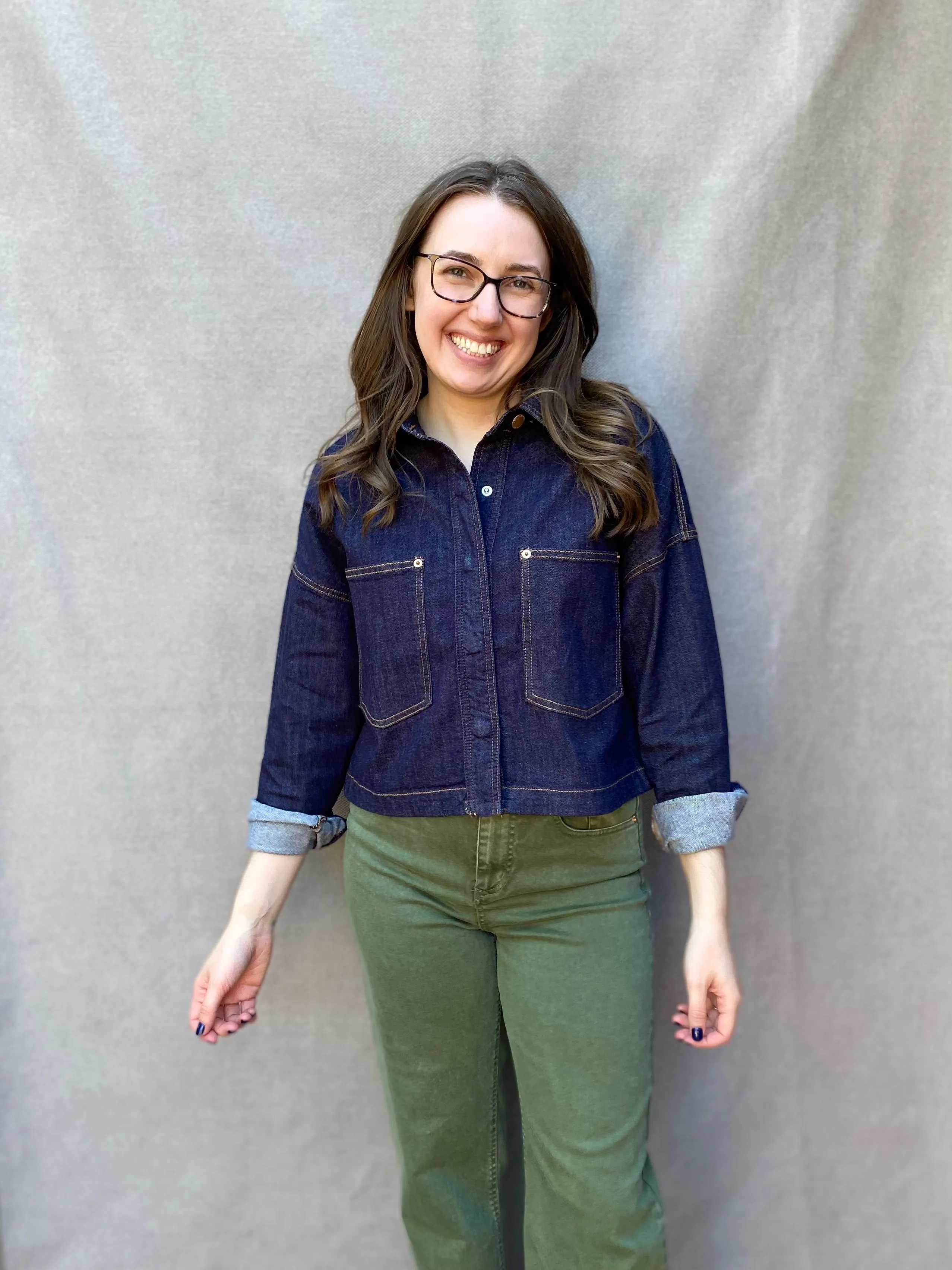 Gina Cropped Denim Jacket | Dear John