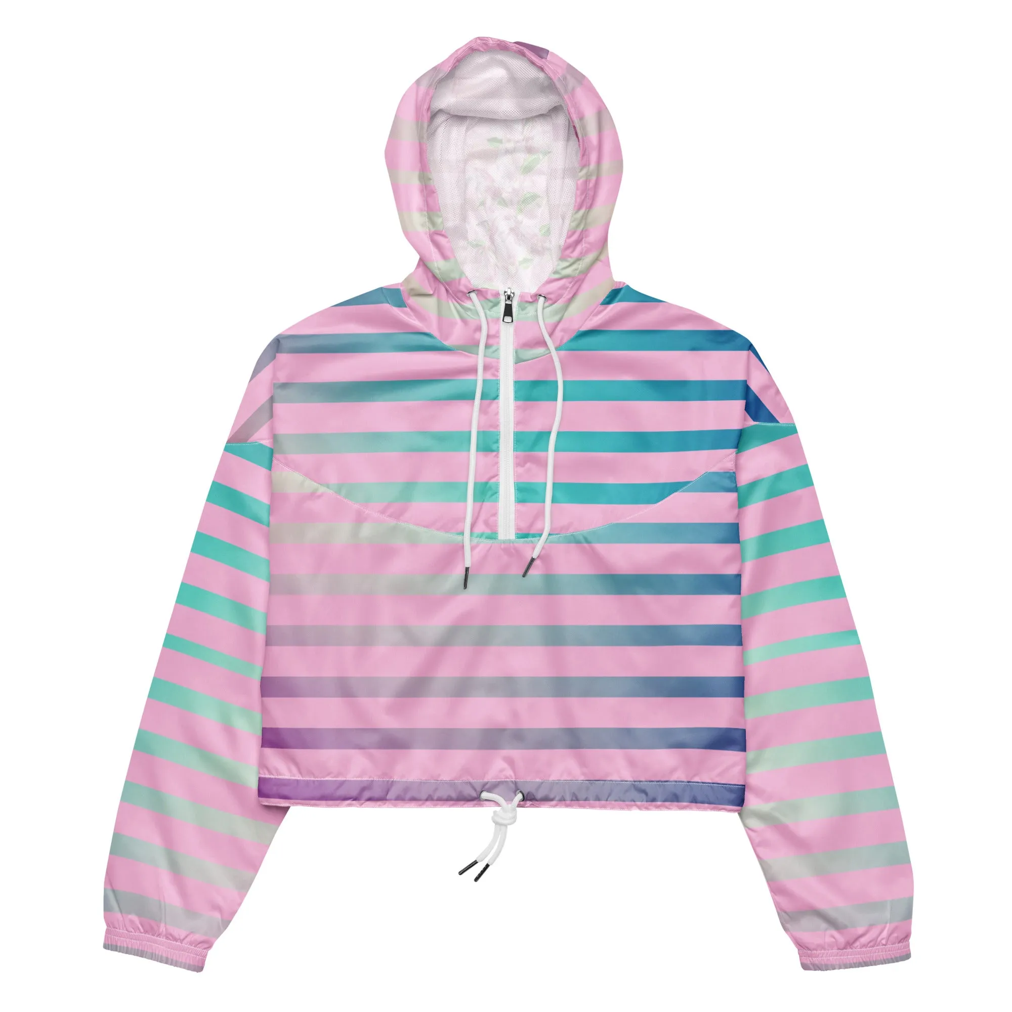 Girl Power Unleashed Cropped Windbreaker – Waterproof, Lightweight & Fierce