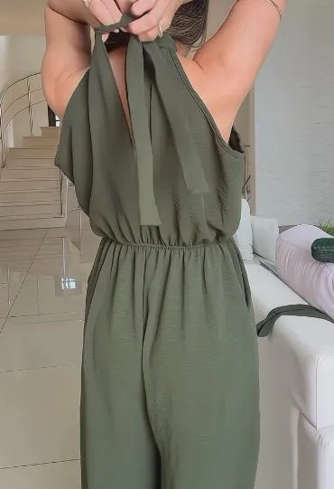 Green Jumpsuit