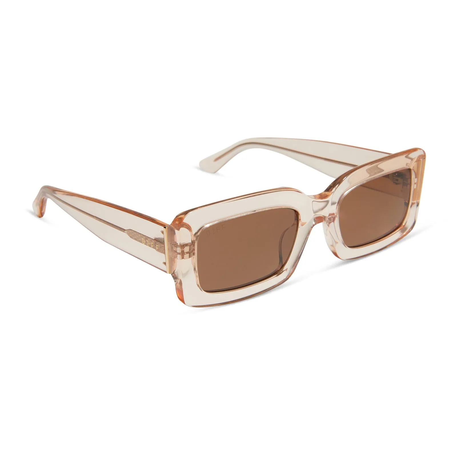 INDY - VINTAGE ROSE CRYSTAL   BROWN SUNGLASSES