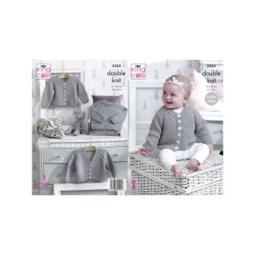 King Cole Babies DK Knitting Pattern 5334