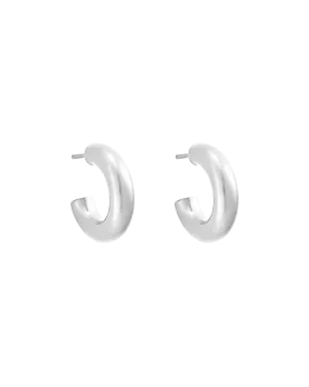 Kirstin Ash Jardin Hoops Medium Sterling Silver