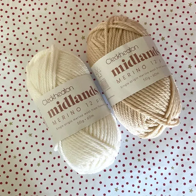 KIT : Two-Tone Garter Scarf