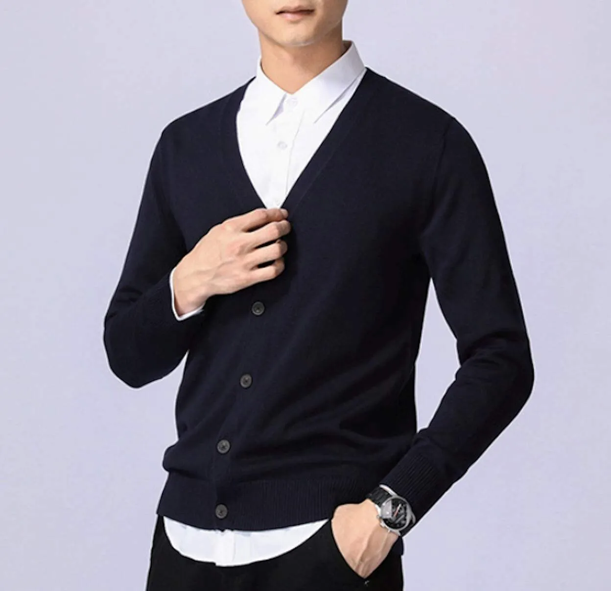 Mens Casual Cardigan