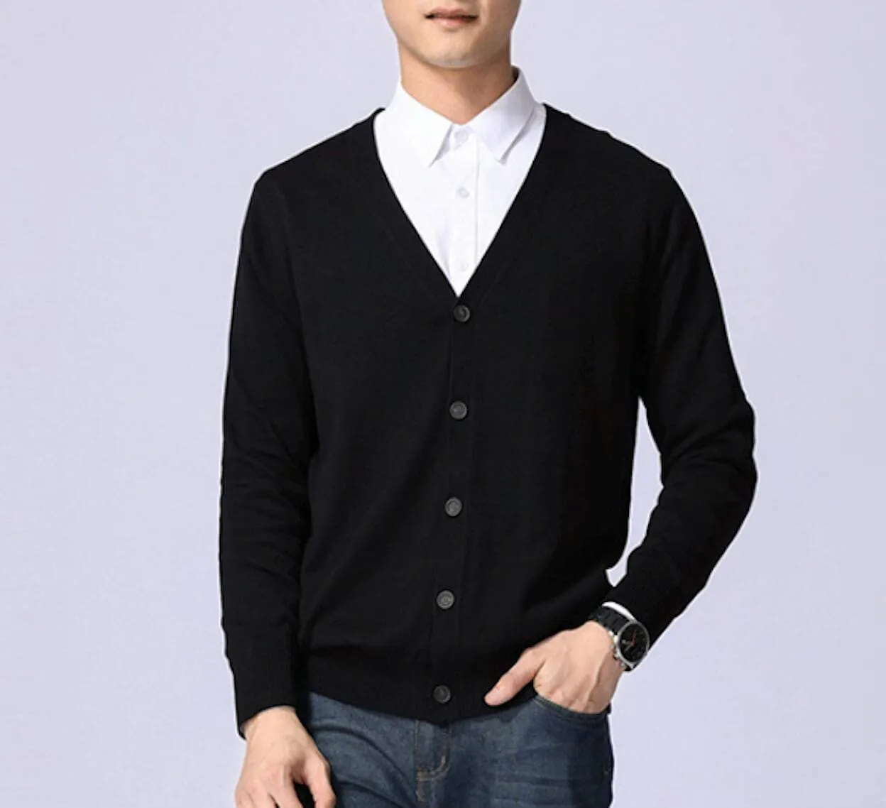 Mens Casual Cardigan
