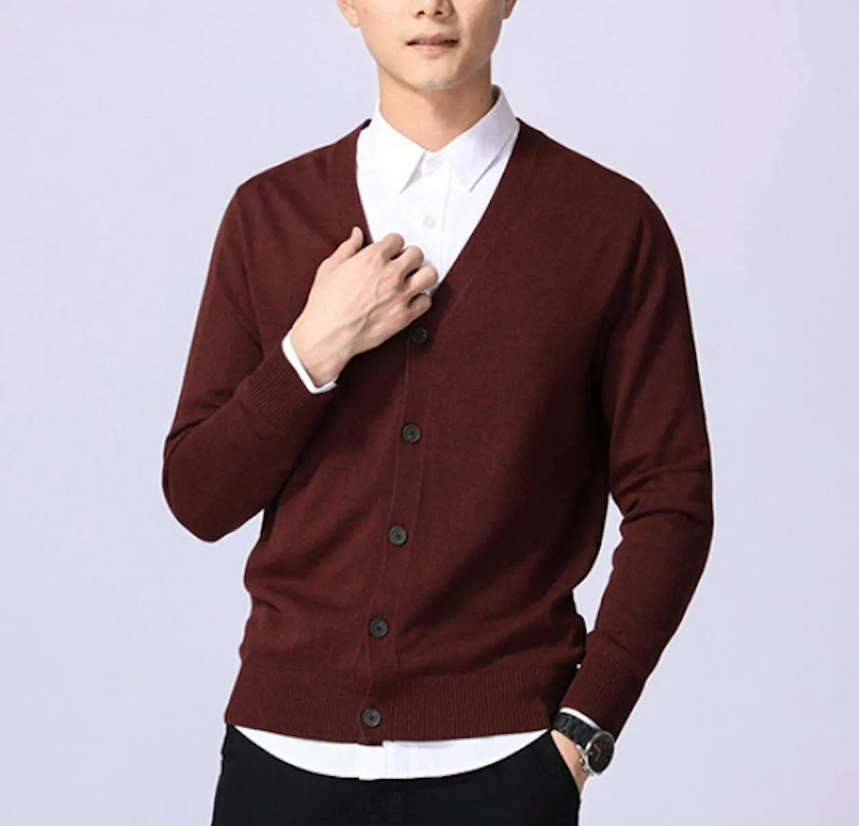 Mens Casual Cardigan