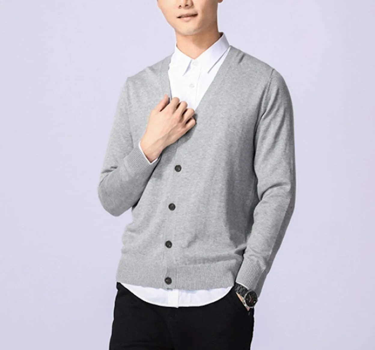Mens Casual Cardigan