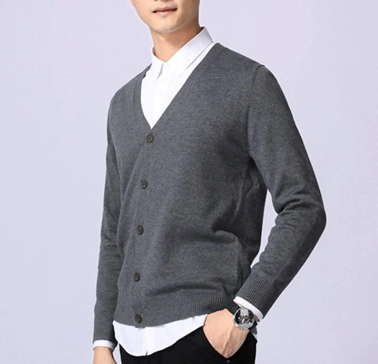 Mens Casual Cardigan