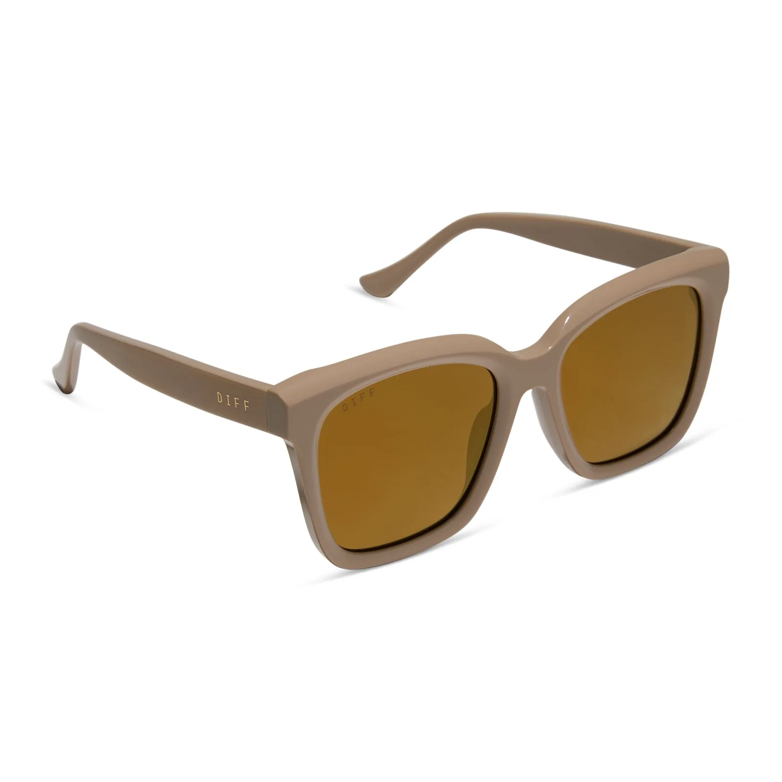 MEREDITH - ALMOND   SILVER FLASH   POLARIZED SUNGLASSES