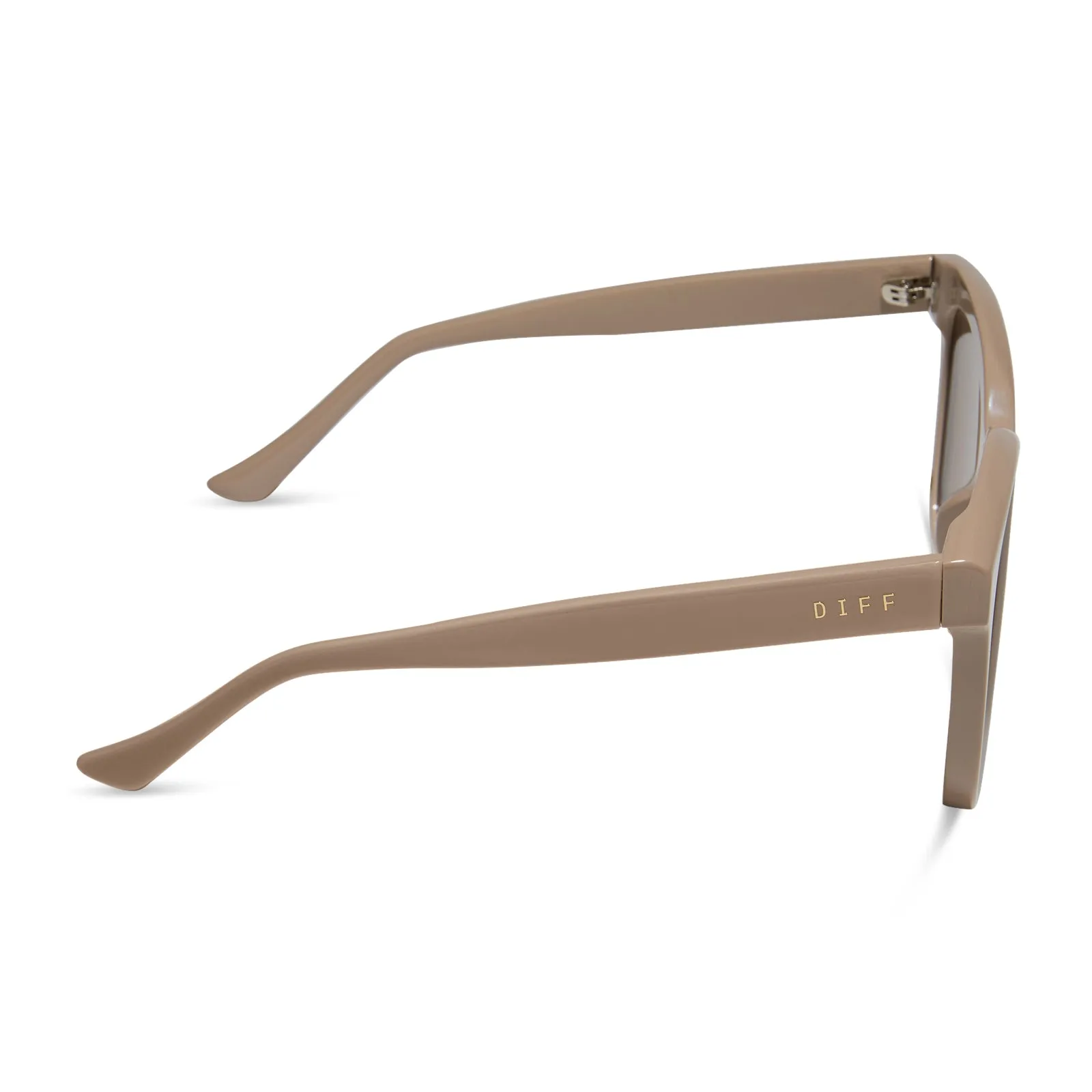 MEREDITH - ALMOND   SILVER FLASH   POLARIZED SUNGLASSES