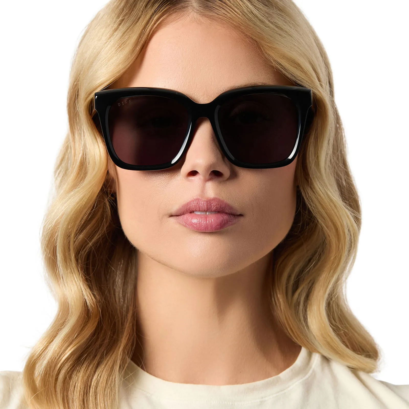 MEREDITH - BLACK   GREY SUNGLASSES