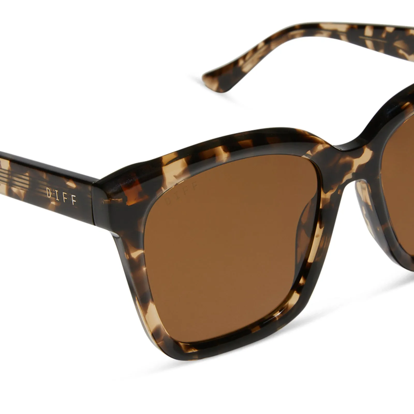 MEREDITH - ESPRESSO TORTOISE   BROWN   POLARIZED SUNGLASSES